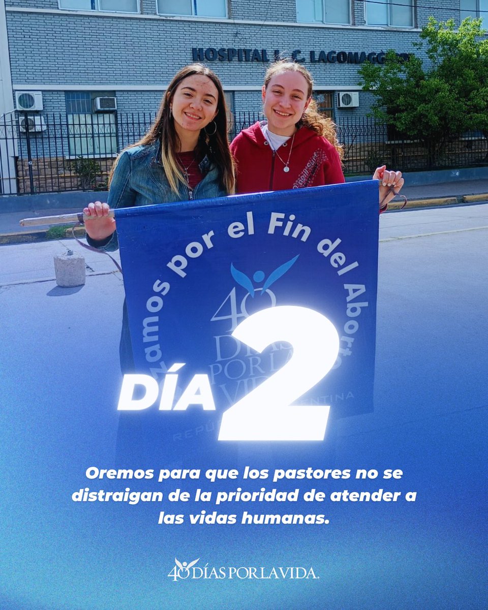 Durante estos 40 días, oremos para que la iglesia de hoy no cometa el mismo error de olvidar las necesidades de los más débiles entre nosotros, los nonatos.💙🙏

#SeParteDelPrincipioDelFinDelAborto #TodosSomosNecesarios