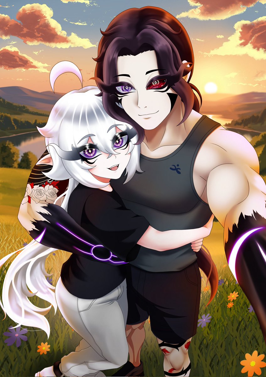 Fotito con <a href="/BardielKusora/">Bardiel Kūsora OPEN COMMISIONS 0/4</a>
Abasho~😽🐰
#Bardiart #Sayferart #oc