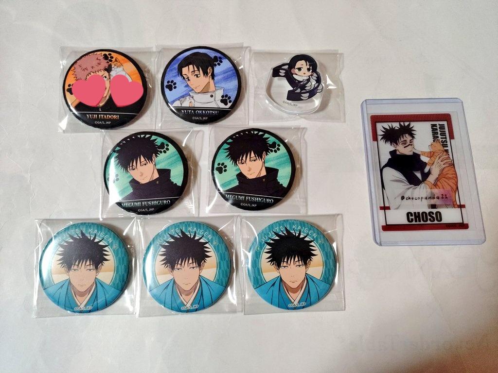 呪術廻戦 死滅回游 まねきねこ 缶バッジA コロコロミニアクリル