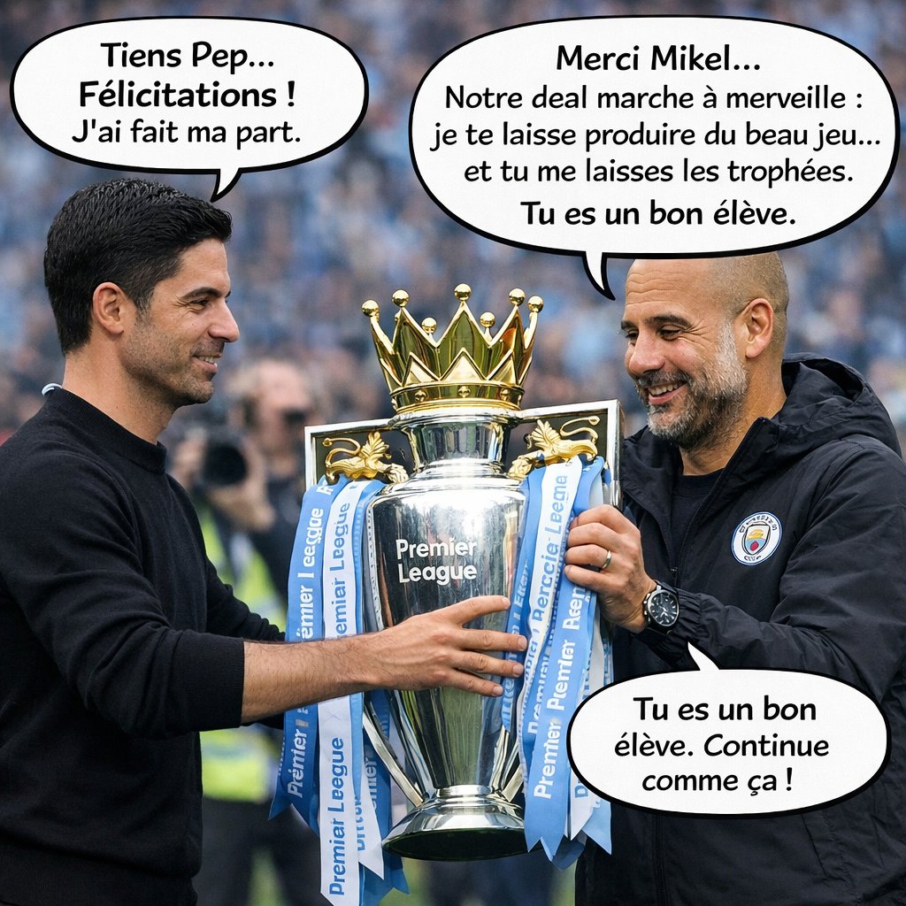 BMS_Trump7's tweet photo. Nous venons officiellement de remettre le trophée à City.
Les joueurs que j'ai vus jouer contre les Wolves, n'ont plus d'âmes de vainqueur. Ils sont carrément lessivés. https://t.co/1U41Ihli16
