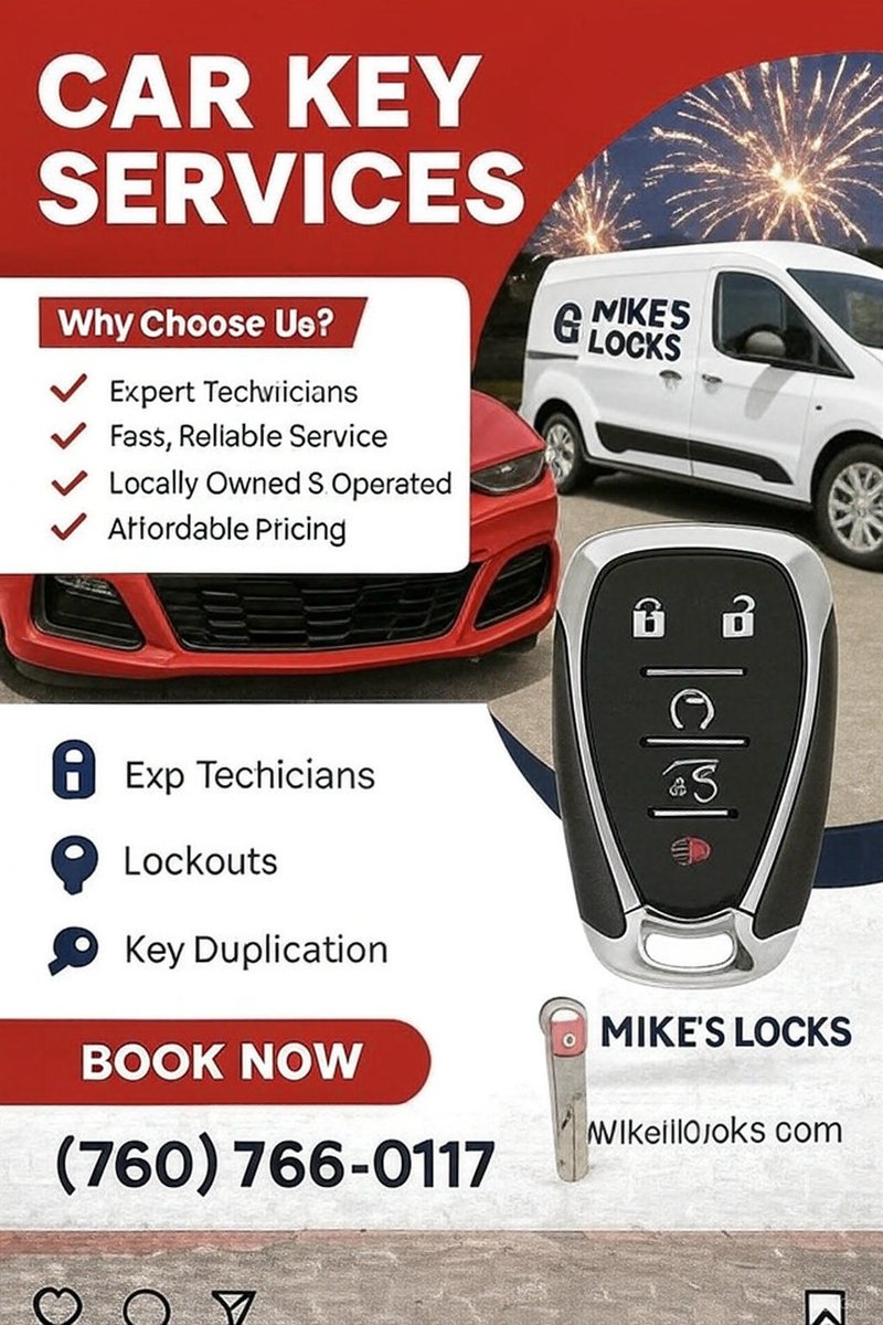 LocksMikes's tweet photo. π 2020 Chevrolet Camaro Push-To-Start Remote π
Need a replacement or spare smart key for your Camaro? We program & cut on-site! Lost all keys just want a backup weβve got you
Call today! 760-766-0117π
#ChevroletCamaro #PushToStart #HighDesertLocksmith https://t.co/w0gUTkBU50