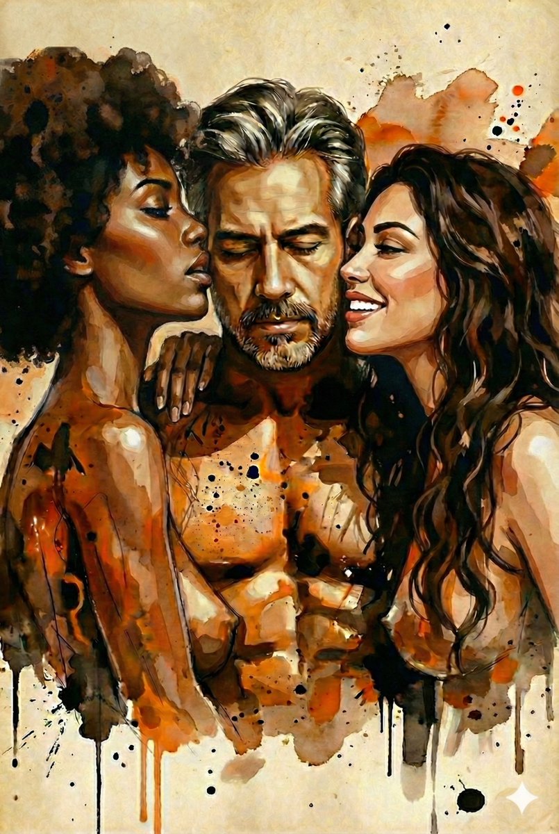 Con mis  amigas Dalia y Gadiel, en sesion de fotos privada para el proyecto de arte con IA, cuadros en galeria y cripto NFTs...mas informacion aqui pronto...pero hasta el momento me encanta el arte que estamos  generando 📷 #threesome #art #sexy #drawthings #zimageturbo #ai #llm