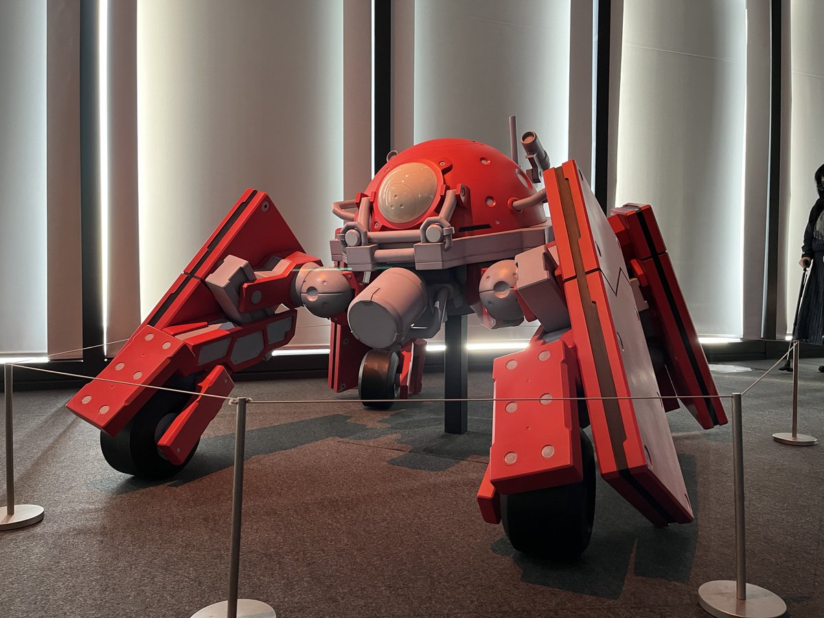 Joetastic_'s tweet image. Just checked out the Ghost in the Shell anime exhibit at Tokyo Node 👀✨

It’s so cool seeing all the work behind the scene that goes into bringing the series to life and also other art pieces and statues celebrating the series!