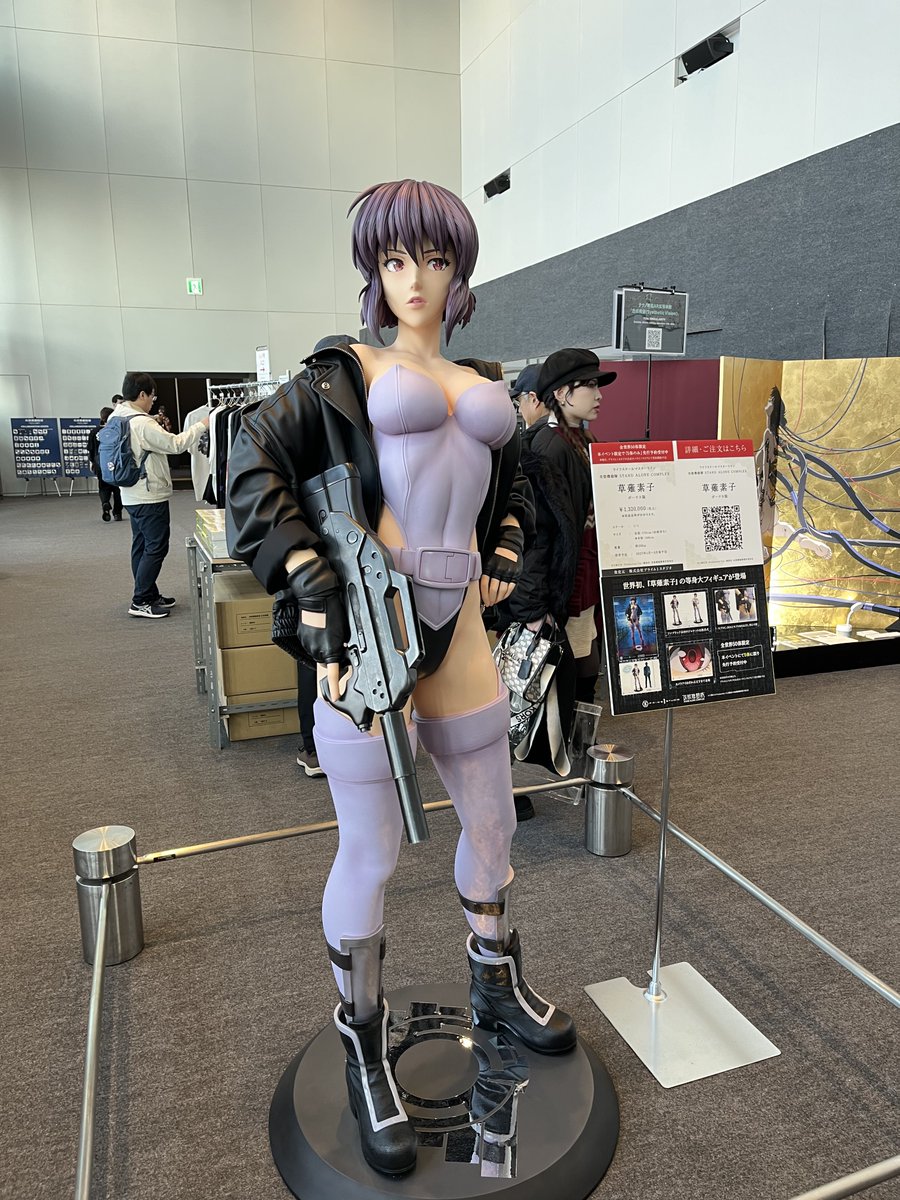 Joetastic_'s tweet image. Just checked out the Ghost in the Shell anime exhibit at Tokyo Node 👀✨

It’s so cool seeing all the work behind the scene that goes into bringing the series to life and also other art pieces and statues celebrating the series!