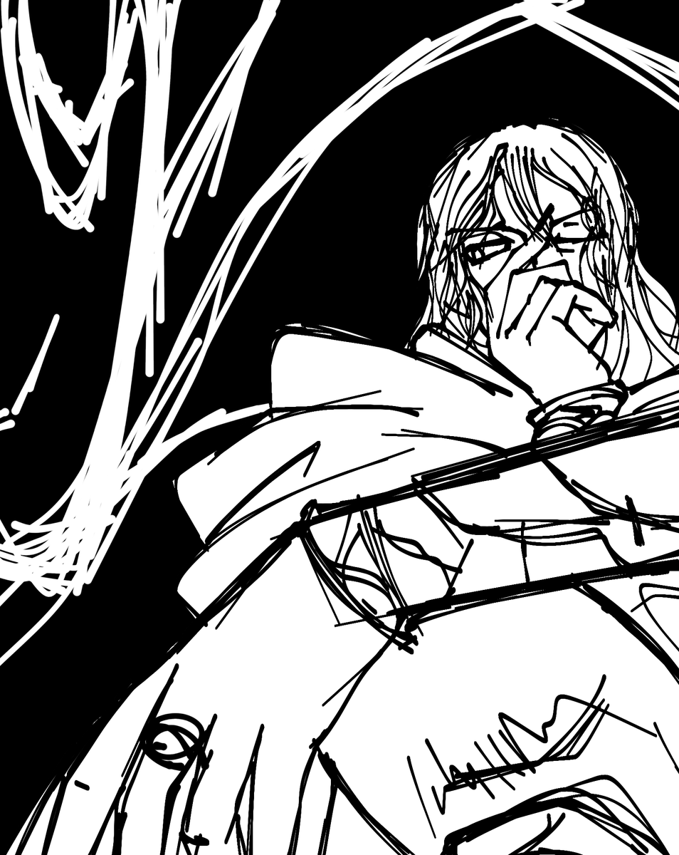 触れているだけで』 軽く色付けした落書き😙フォロワーさんの褪せ人