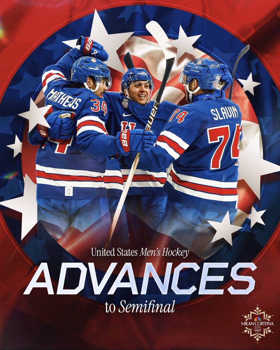 SEMIFINAL BOUND. 🇺🇸 #WinterOlympics 

📺 Friday 3:10pm ET on NBC and Peacock