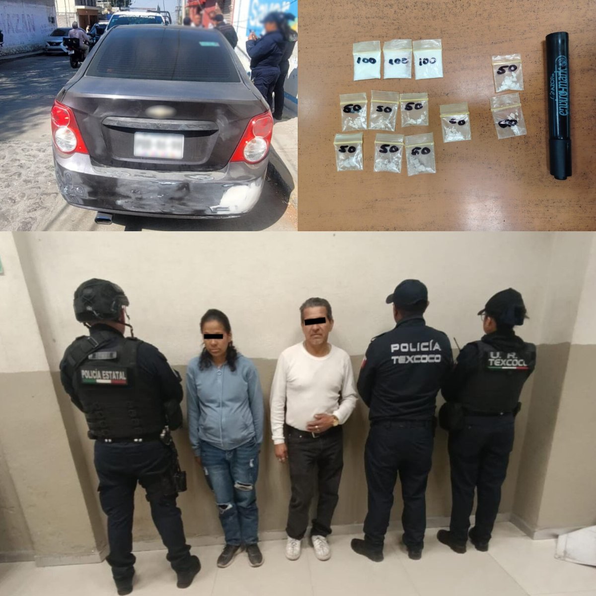 🚨 En #Texcoco detienen a 2 personas por delitos contra la salud
Elementos estatales y municipales aseguraron 12 envoltorios con sustancia similar a la cocaína en San Dieguito
Ya fueron presentados ante el MP.
#Edomex #Seguridad 🚔- Radiografía Informativa radiografiainformativa.com.mx/operativo-en-t…