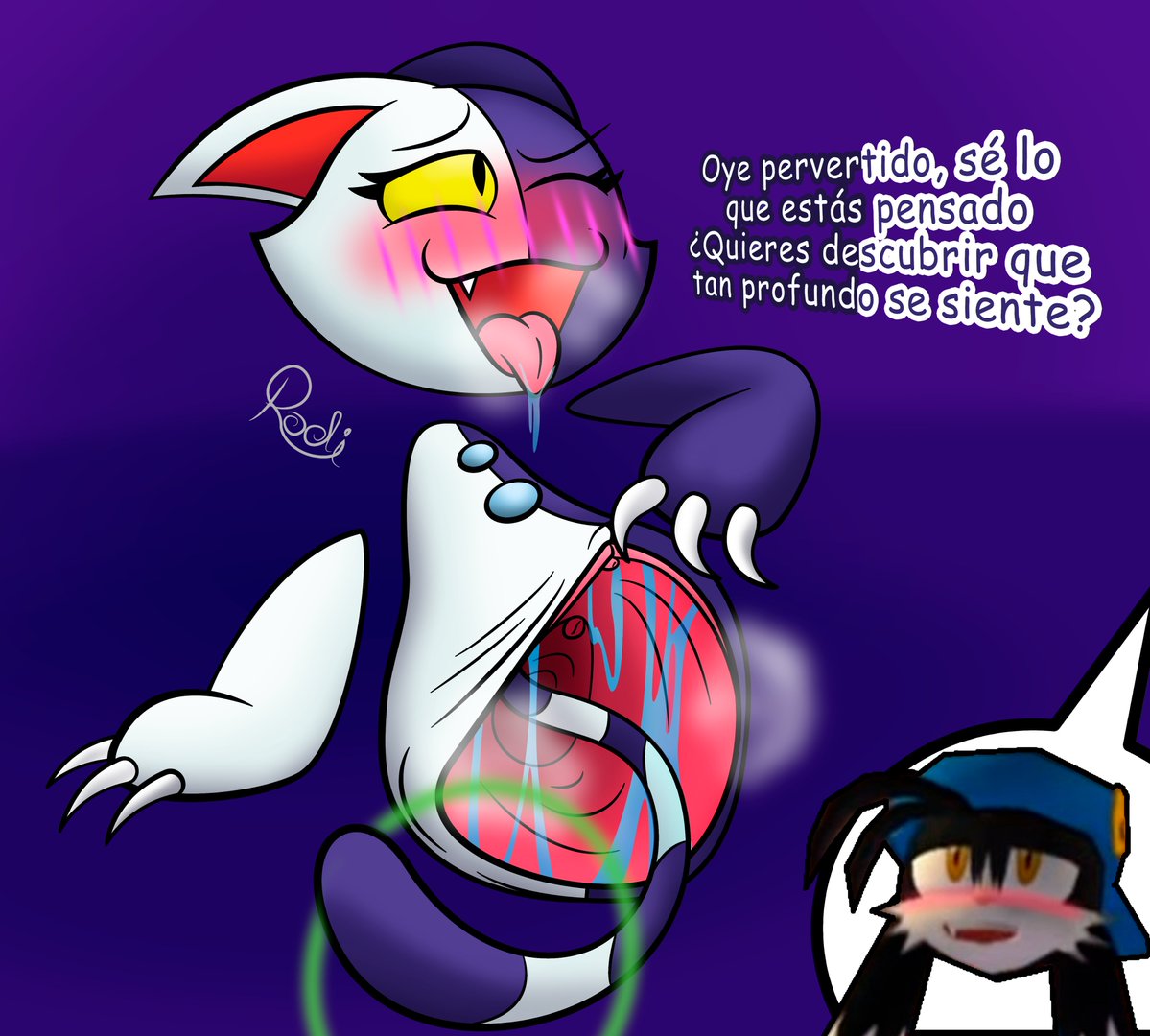 Unos amigos me pedían mucho hacer a esta gatita y hize algo curioso... 

Tat (Klonoa 2: Lunatea's Veil)

#Klonoa #LunateasVeil #Tat #FanArt #DigitalArt #cat #nsfw #nsfwfurry #r34 #rule34 #pussy #horny #namco