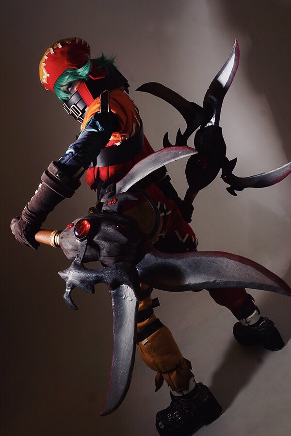 kiku1569's tweet image. 🔥cosplay｜.hack//G.U.
⚔️蒼炎のカイト