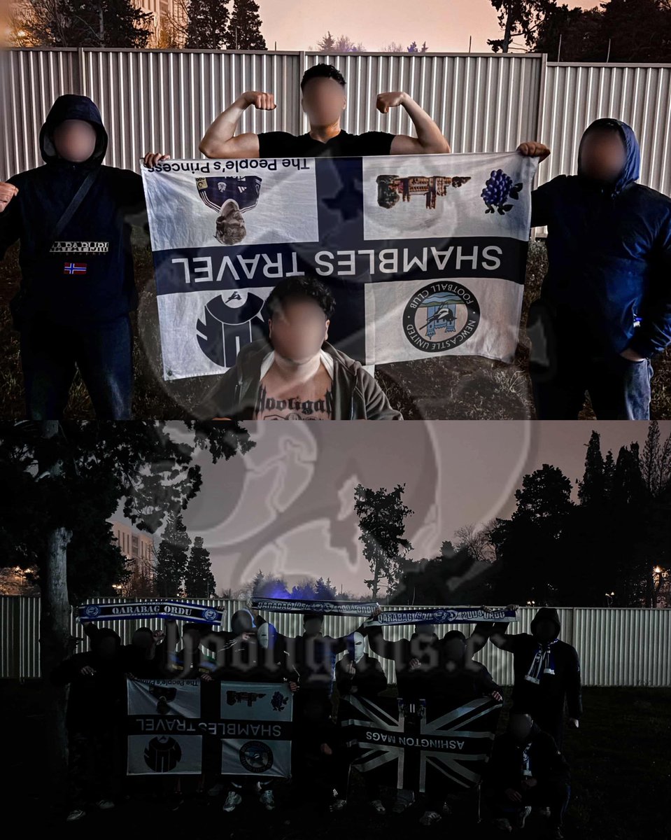 hooliganscz1999's tweet photo. 18.02.2026, FK Karabach🇦🇿 - Newcastle United🏴󠁧󠁢󠁥󠁮󠁧󠁿, Karabach with stolen flag Newcastle, click for more here: https://t.co/5ZbHHCD5Zq

All in one place. Tap to download.
🔗 https://t.co/FXnrFRp1rX https://t.co/ioNbrYM0g0