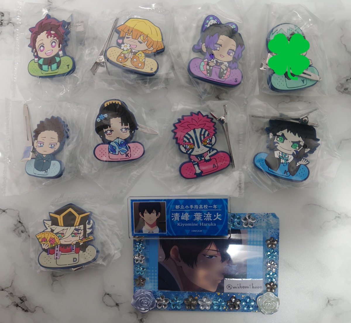 【譲渡/交換】鬼滅の刃 キャラばんちょうこう ヘアクリップ

『譲』炭治郎 善逸 しのぶ ☆狛治 ☆恋雪 ★猗窩座 獪岳 ★童磨
　
★譲渡:無印より同数お迎え下さい。
☆2点譲渡は無印より1点お迎え下さい。

『求』300円/1点+送料 or 実弥1

郵送交換
検索からもお声掛け下さい。
宜しくお願い致します