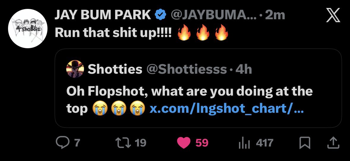 this means he be seeing our posts?😭