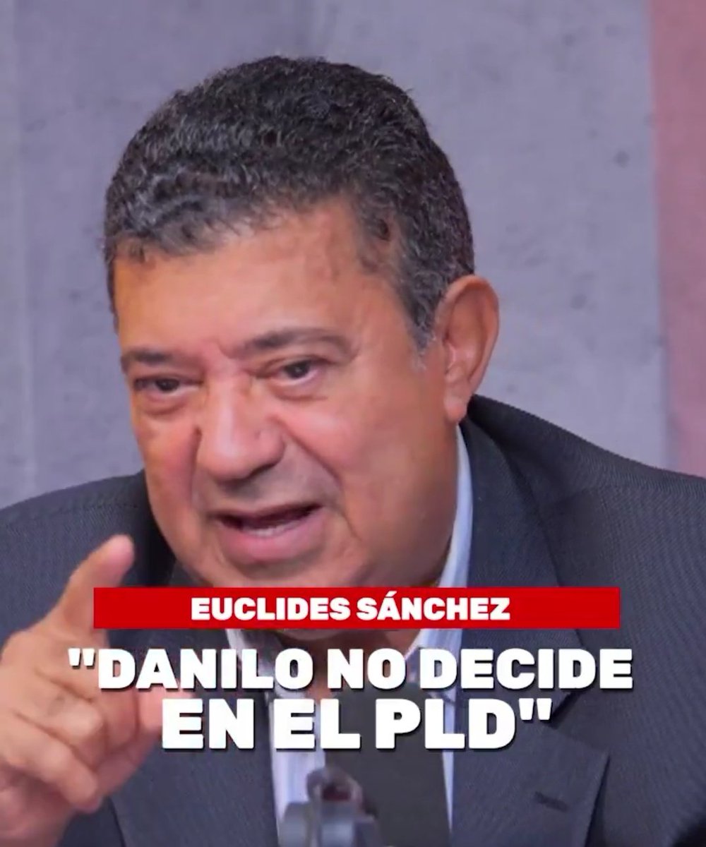 Atención aquí bases del PLD, no se dejen chantajear.

DM no decide en el PLD, las bases son el Soberano.