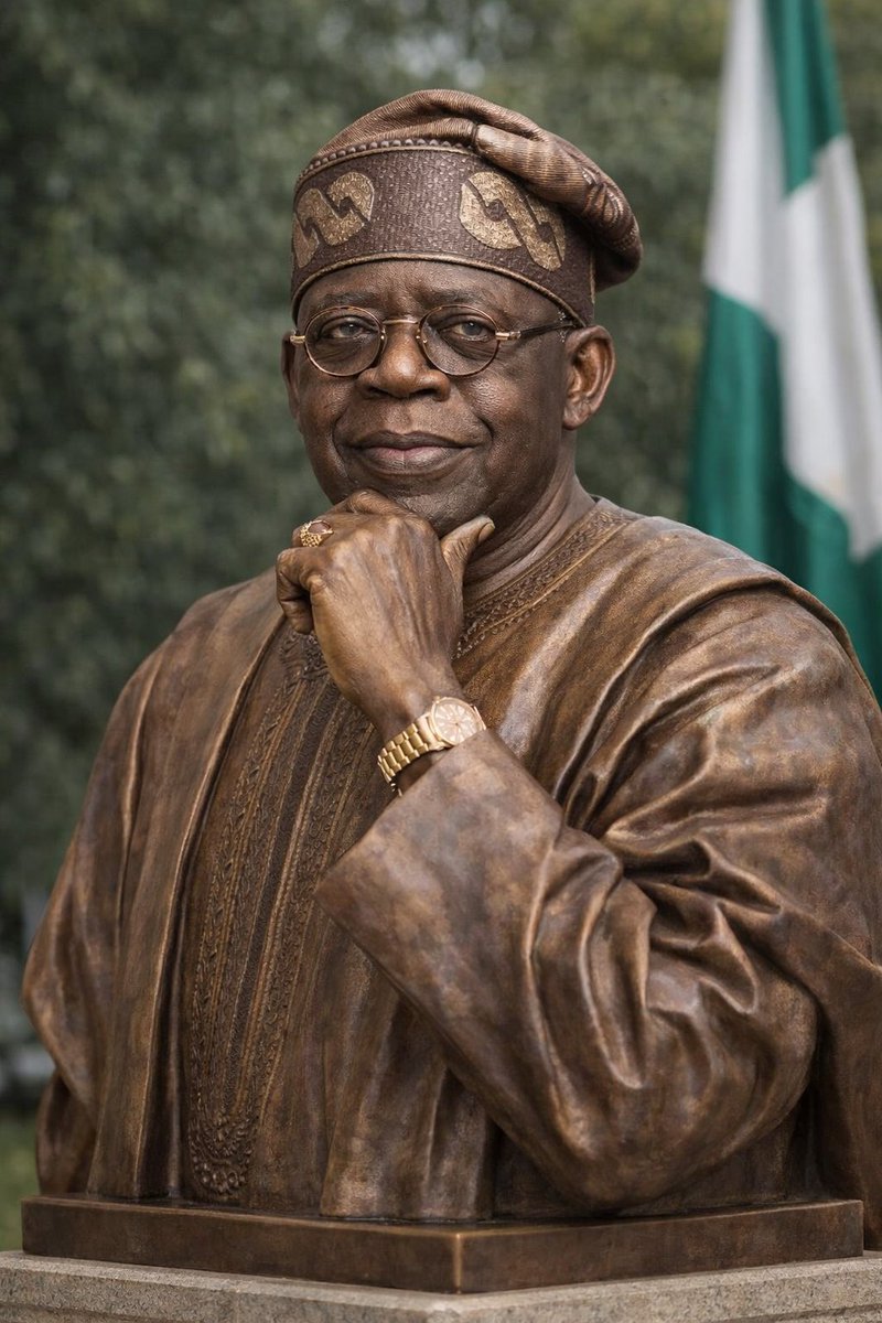 SAMKLEF's tweet photo. I don build statue for my president @officialABAT for my 7th heaven!  May you live long! https://t.co/qJszNTLvlN