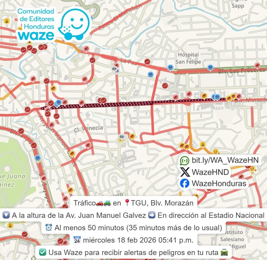 Trafico en Tegus tweet media