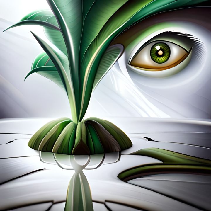 KDizzle1978's tweet photo. Art of the Day! ""Botanical Eye Emergence"". Buy at: https://t.co/Hk2kFjCATD https://t.co/s8Gz7dogWN