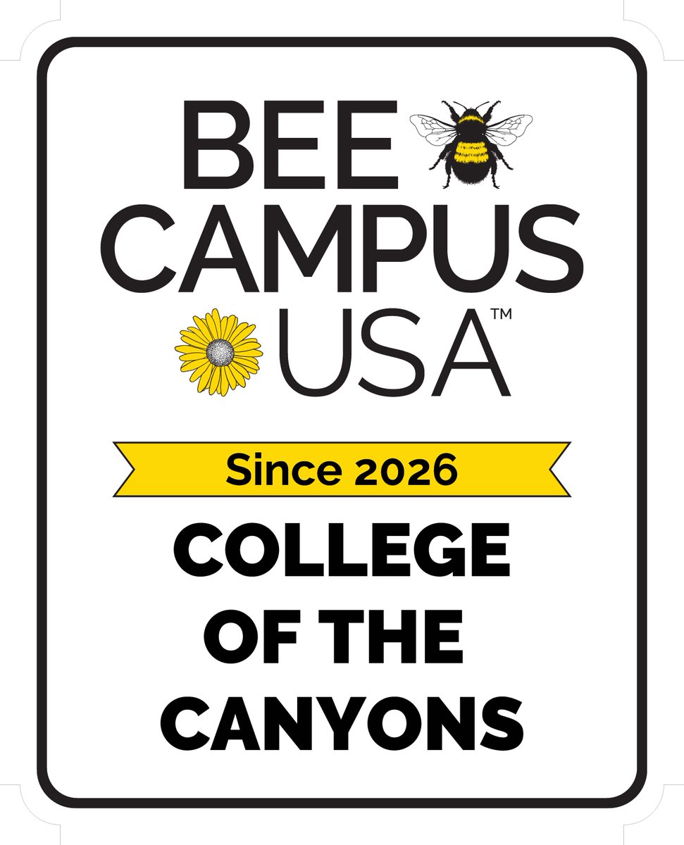 canyons's tweet photo. COC Becomes Only Southern California Community College with ‘Bee Campus’ Designation - https://t.co/5wsUxOkT4h https://t.co/9UJQPUsUdx