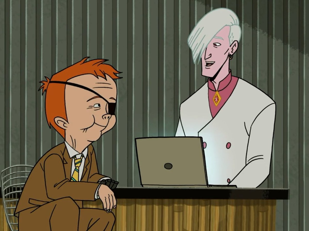 Notwell19's tweet image. To me these 3 duos are like the "do you think we are friends in every universe?" but instead they are friends 3 times in the same universe cuz their friendship is just that strong 

genuinely so funny my 3 fav venture bros duos are all voiced by the same 2 guys
