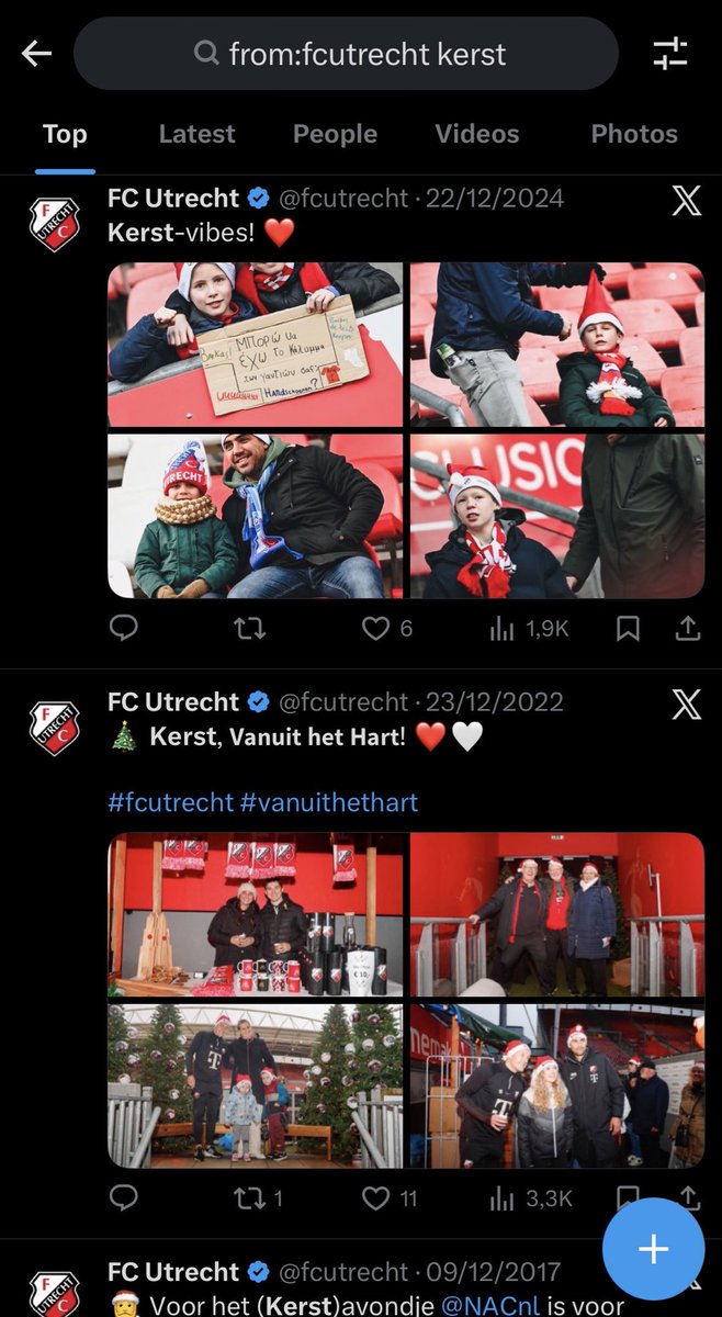Marcocito's tweet photo. @AKoedam @fcutrecht Ho ho ho, dit ziet er niet echt uit als uitgummen. En afgelopen december wenste FC Utrecht op X iedereen fijne feestdagen https://t.co/zxfZIJRdhg