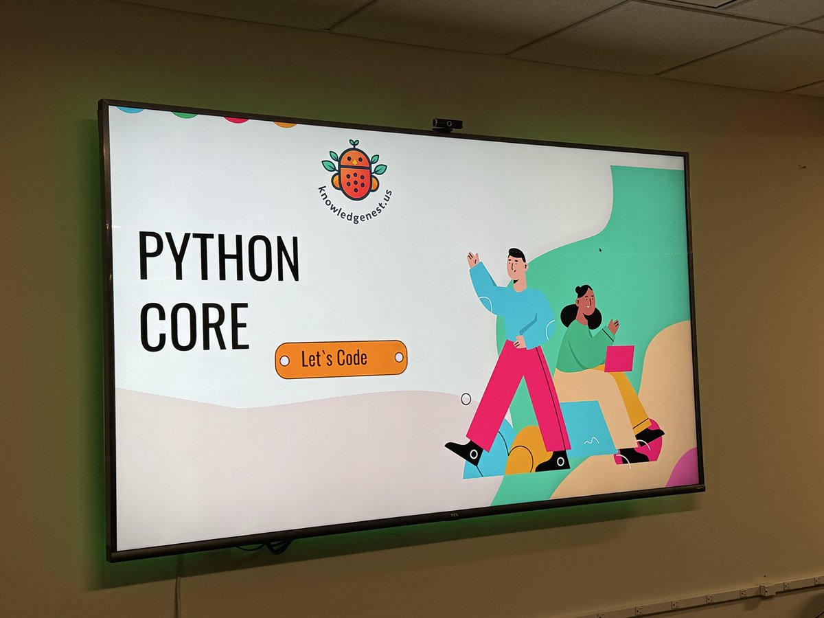 Today at work, I facilitated a #Python coding workshop for middle ...