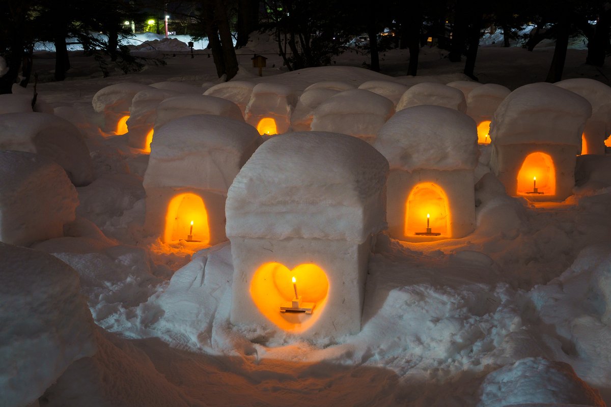 かまくらって本当に温かいんだろうか( ・◇・)?(・◇・ )