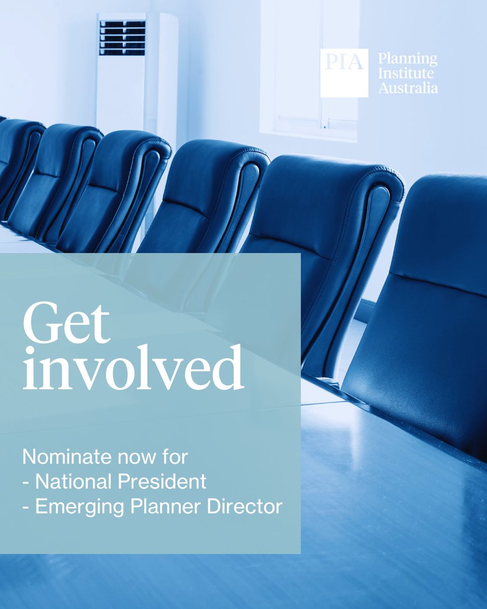 We’re looking for our next National President and Emerging Planner Director. Could it be you?

Details in PDFs here:
- National President tinyurl.com/yukhm8c2
- Emerging Planner Director tinyurl.com/4sv7xytf

Nominations close 5pm AEDT Tuesday 24 March 2026