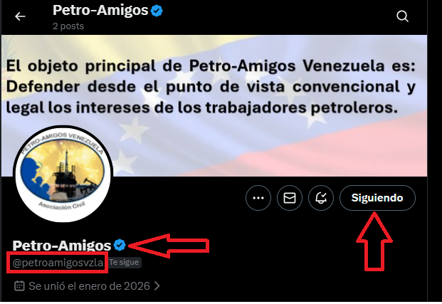 sanchezac1961's tweet photo. A todos los compañeros de Petro Amigos y a los ex trabajadores petroleros despedidos en los años 2002/2003, se les informa que ya la Asociación Civil Petro Amigos Vzla. cuenta con su pagina en X @petroamigosvzla . Se les sugiere seguir esta pagina a fin de mantenerse informado. https://t.co/1NARrF5hfz