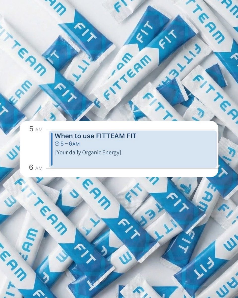 fitteamglobal's tweet image. Organic Energy. Purposefully Blended. 

See how to use FITTEAM FIT throughout your day ⬇️

#FITTEAM #PerformanceFuel #OrganicIngredients #NaturalEnergy