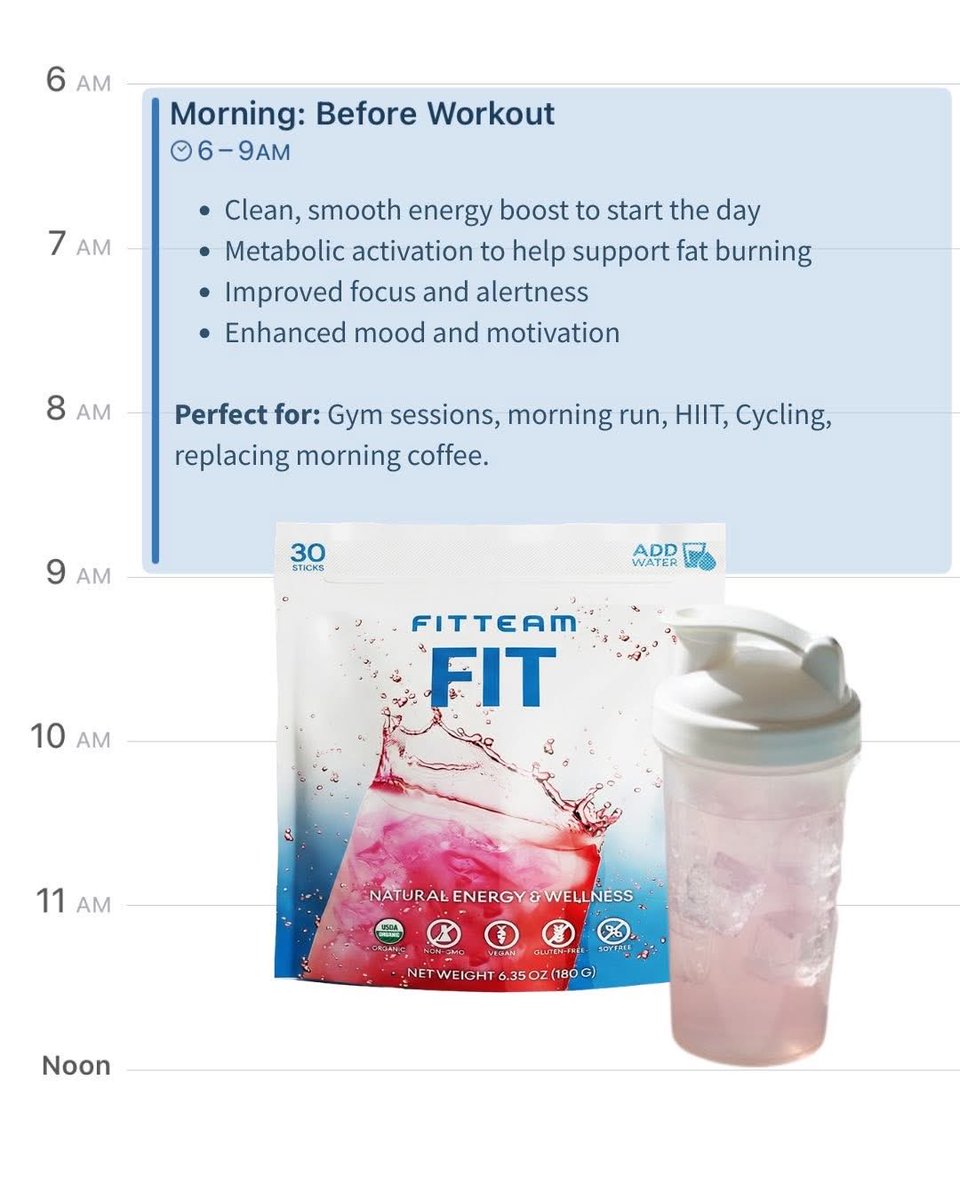 fitteamglobal's tweet image. Organic Energy. Purposefully Blended. 

See how to use FITTEAM FIT throughout your day ⬇️

#FITTEAM #PerformanceFuel #OrganicIngredients #NaturalEnergy