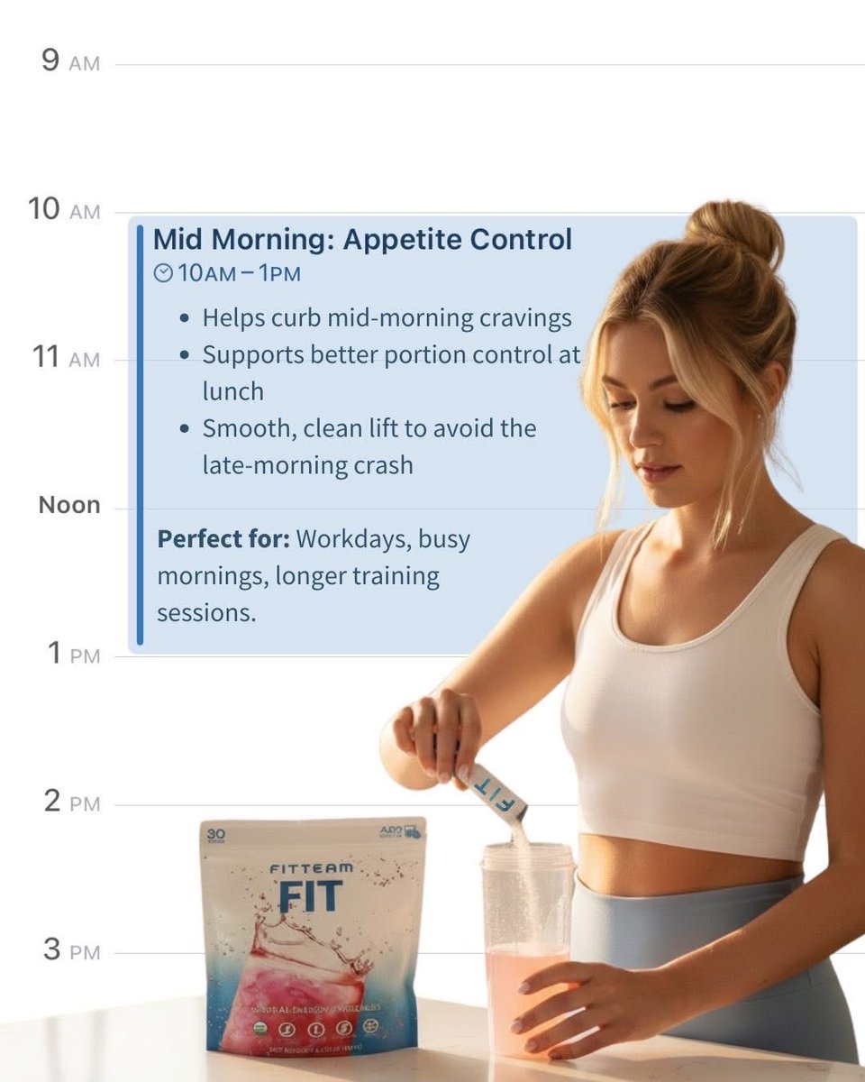 fitteamglobal's tweet image. Organic Energy. Purposefully Blended. 

See how to use FITTEAM FIT throughout your day ⬇️

#FITTEAM #PerformanceFuel #OrganicIngredients #NaturalEnergy