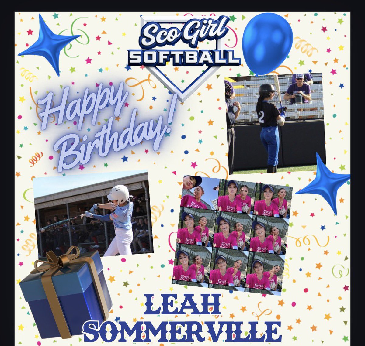 Please join us in wishing our Fr. Outfielder, Leah Sommerville a very Happy Birthday! Hope you had a wonderful day!