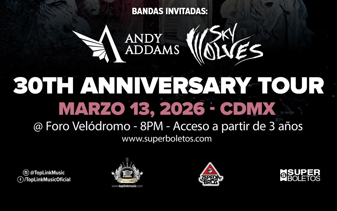 revistaswitch's tweet photo. 🚨ATENTOS🚨
Para el concierto de @symphonyx en México, las bandas abridoras serán Sky Wolves, originarios de la CDMX y Andy Addams, director musical y guitarrista que ha girado con Kiko Loudeiro y Marty Friedman. 
🎟️ Compra tus boletos a través de @superboletosmx 🤘 https://t.co/9o7MvM0Iwg