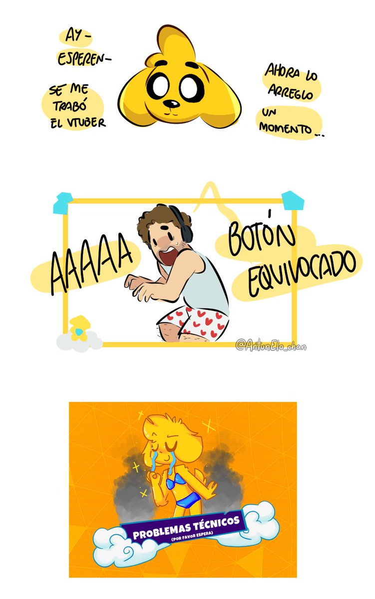AntunElo_chan's tweet photo. HERMANO QUE ES ESTA COSA LA VOY A PATEAR
#CoMPaS #LPDM @MikecrackYT 💛 https://t.co/v6iX17csLz