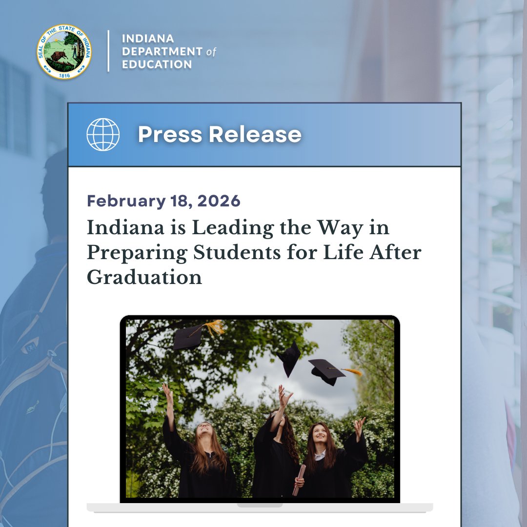 Indiana Department of Education (IDOE) tweet media