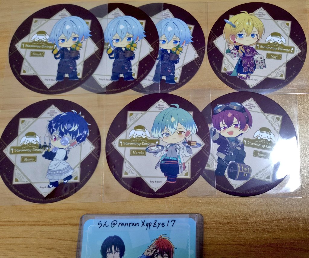 ranranXqpZye17's tweet photo. 【交換】アイドリッシュセブン アイナナ アニメイトカフェ アニカフェ  記念日 
コースター

譲≫環3、ナギ、百、悠、トウマ

求≫一織・陸、壮五・天 https://t.co/S9JnyyJnHG