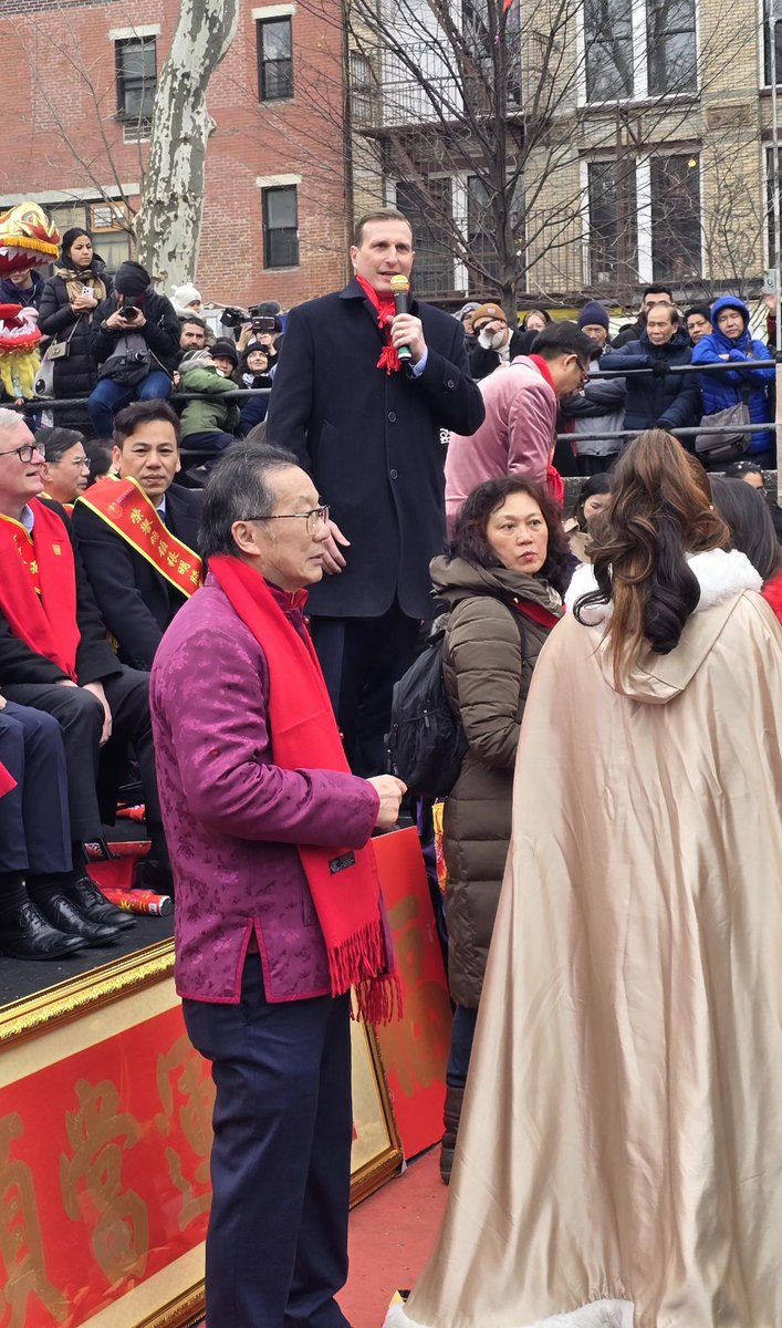 RepDanGoldman's tweet photo. I was proud to join Better Chinatown for their Lunar New Year Firecracker Festival. It is my profound honor to represent Chinatown in Congress and a great joy to celebrate this holiday with my friends and neighbors there.
 
I hope the Year of the Horse brings everyone hope, optimism and growth!