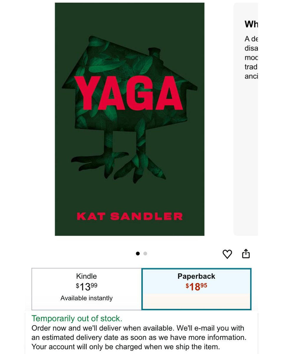Physical copies of the ‘Yaga’ screenplay by Kat Sandler have sold out on Amazon after Hudson Williams was announced to star in Crave’s debut half-hour drama series of the same name.

🔗 a.co/d/07FE4rjN