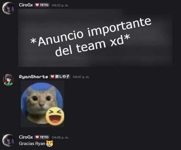 Ya mejor nada 😿

-CiroGx