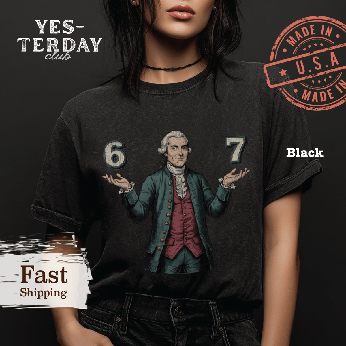 tem_temmax's tweet image. George Washington + the 6 7 trend = the ultimate viral vibe. Perfect for history buffs and Gen Alpha trendsetters.

Product Details: Ultra-soft fabric, high-impact graphic.

Made in USA 🇺🇸

Order Here: etsy.com/listing/439321…

#67Trend #GeorgeWashington #ViralMeme #TeeStyle