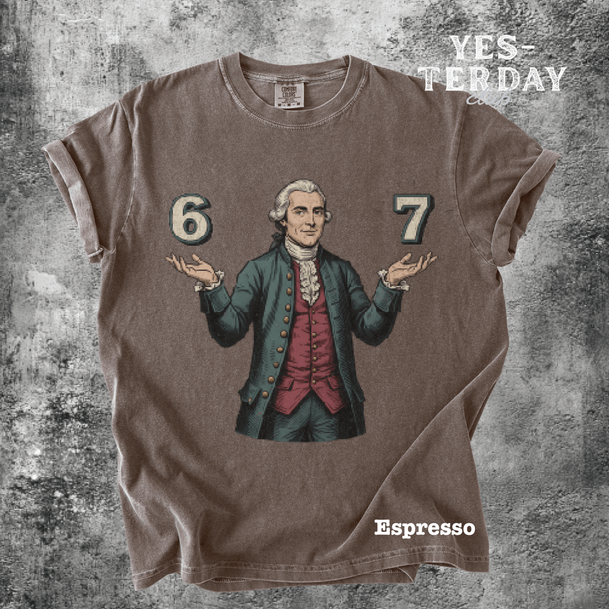 tem_temmax's tweet image. George Washington + the 6 7 trend = the ultimate viral vibe. Perfect for history buffs and Gen Alpha trendsetters.

Product Details: Ultra-soft fabric, high-impact graphic.

Made in USA 🇺🇸

Order Here: etsy.com/listing/439321…

#67Trend #GeorgeWashington #ViralMeme #TeeStyle