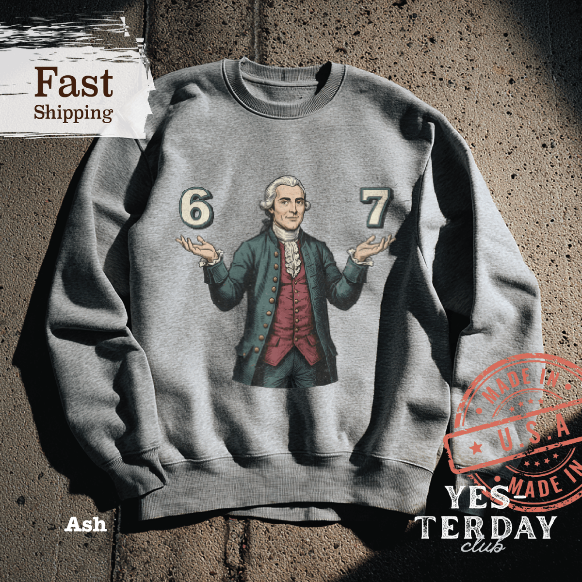 tem_temmax's tweet image. George Washington + the 6 7 trend = the ultimate viral vibe. Perfect for history buffs and Gen Alpha trendsetters.

Product Details: Ultra-soft fabric, high-impact graphic.

Made in USA 🇺🇸

Order Here: etsy.com/listing/439321…

#67Trend #GeorgeWashington #ViralMeme #TeeStyle