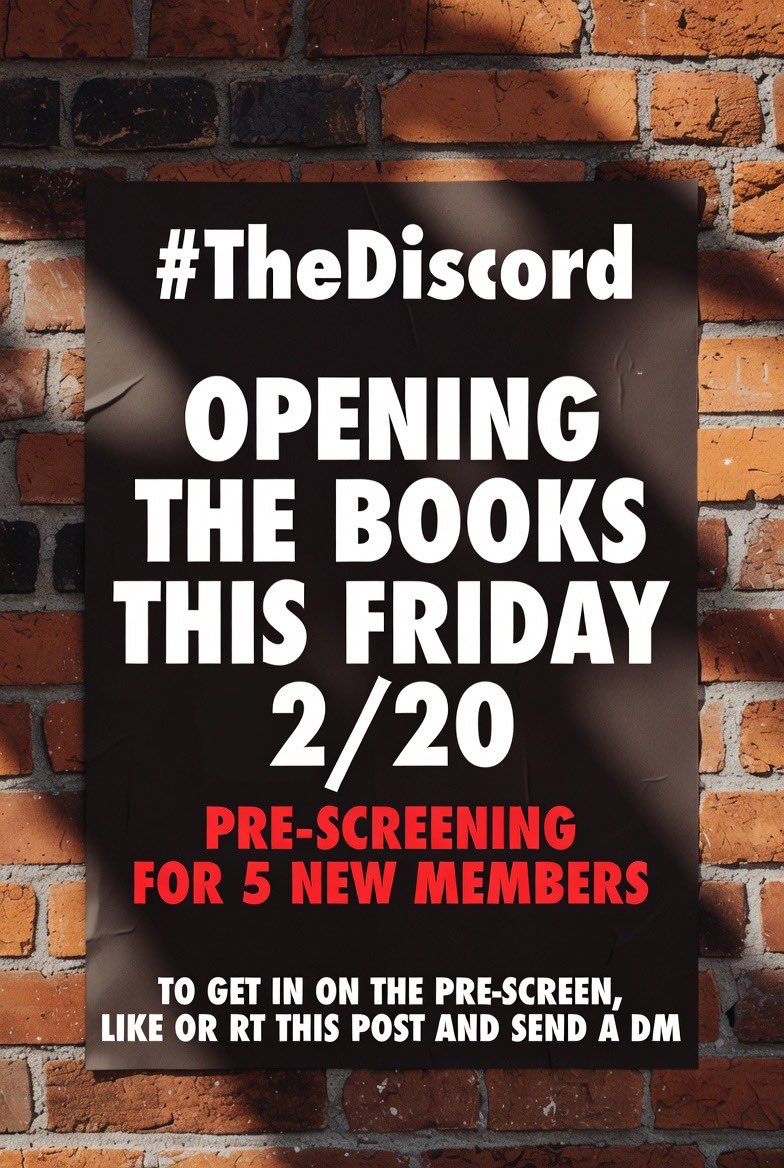 BeansieARamp's tweet photo. #TheDiscord
#MembershipIsFree
#NoPanhandling
#OpeningTheBooks https://t.co/Ir2v23wopo