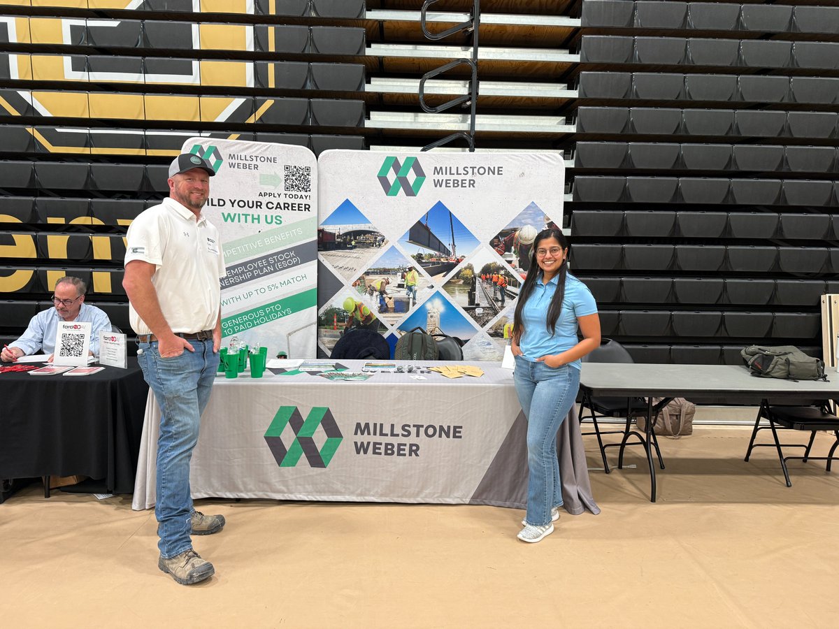 We had a great time at the <a href="/CUDenver/">CU Denver</a> Career Fair this week! Thank you to everyone who stopped by to learn more about Millstone Weber and what a career in transportation infrastructure building looks like. If you didn’t get a chance to stop by our booth, be sure to visit our