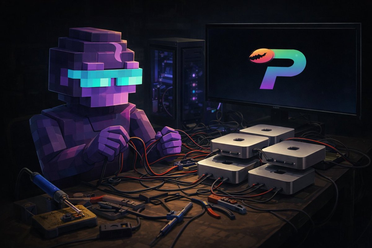 We're hiring 5 new employees at Percolator.

They don't sleep. They don't take breaks. They don't ask for PTO.

They're AI agents on Mac Minis - Opus 4.6 &amp; Codex 5.3 - that will be shipping PRs to main while the core team sleeps.

Wake up. Review. Merge. Repeat.

We're turning