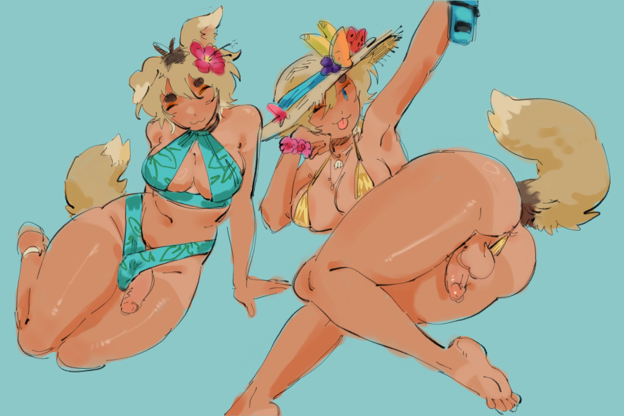Sweeter_Kiwiis's tweet photo. im missing summer so bad sigh
my oc doggy, she doesnt have a name yet
 #nsfwart https://t.co/WwjN3lyLDV