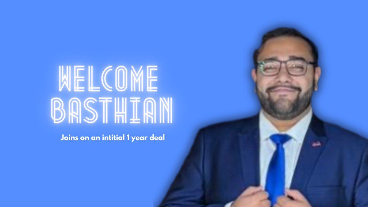 Welcome our latest signing <a href="/BashtyTelefono/">Basthian</a> who joins The Fatties on an initial 1 year deal. #UpTheFatties