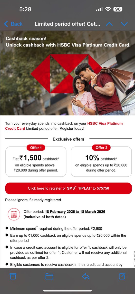 Another bank inventing new mathematics 🧮

“10% cashback on upto ₹20,000 spends”

But max ₹1,000 🤡

10% cashback…
but with parental control enabled.😏