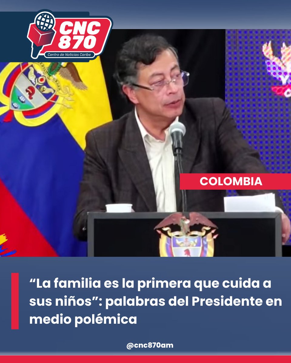🇨🇴 #Nación | El presidente Gustavo Petro afirmó que el cuidado principal de los menores recae en la familia, en medio de la polémica por la muerte de un niño con hemofilia y los cuestionamientos a la atención en salud.
<a href="/CNC870AM/">CENTRO DE NOTICIAS CARIBE</a>
#Salud #ICBF #Gobierno #Colombia