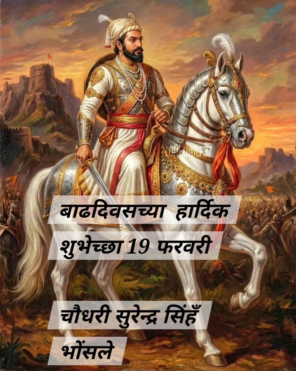 surenderbhonsle's tweet photo. गुरिल्ला युद्ध के जनक निपुर्ण धनुषधारी युद्ध पद्धति के योद्धा हिन्दवी स्वराज्य संस्थापक छत्रपति शिवाजी महाराज के 396 वें बाढदिवसच्या सभी देश - विदेश के शिव भक्तों को हार्दिक शुभेच्छा ।
Father of Democracy  छत्रपति शिवाजी महाराज की जय 🏹 माता जिजाऊ की जय । https://t.co/lB2CLoYEjN