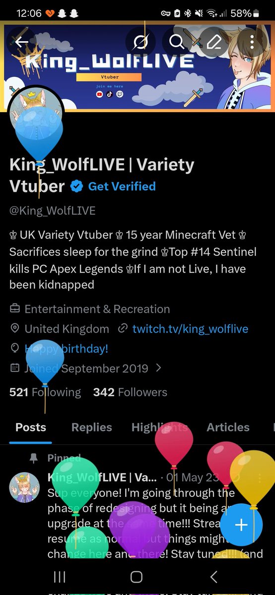 King_WolfLIVE | Variety Vtuber tweet media